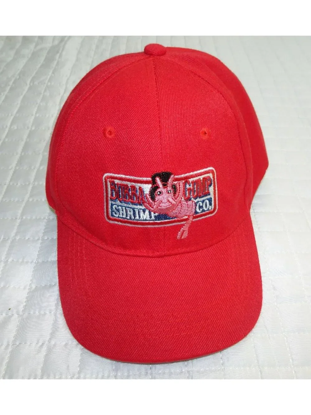 Bubba Gump Red Adjustable Red Hat Cap